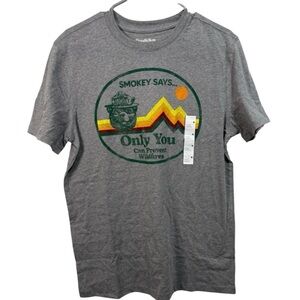 Goodfellow & Co Gray Smokey Bear T-Shirt